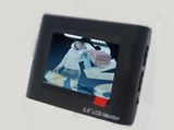 2.5寸液晶顯示器 車(chē)用野外調(diào)試用 內(nèi)置可充電鋰電池 3.7v 1000mAH